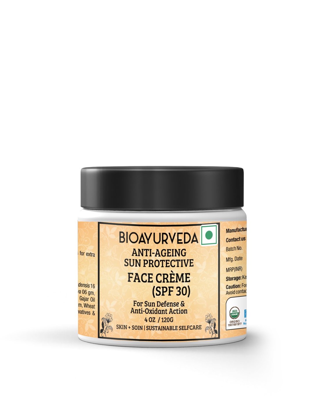 

BIOAYURVEDA Anti-Ageing Sun Protective SPF 30 Sustainable Face Cream 120 g