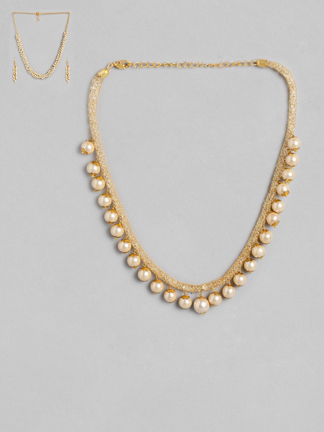 

Kord Store Set of 2 Gold-Plated Beaded Jewellery Sets