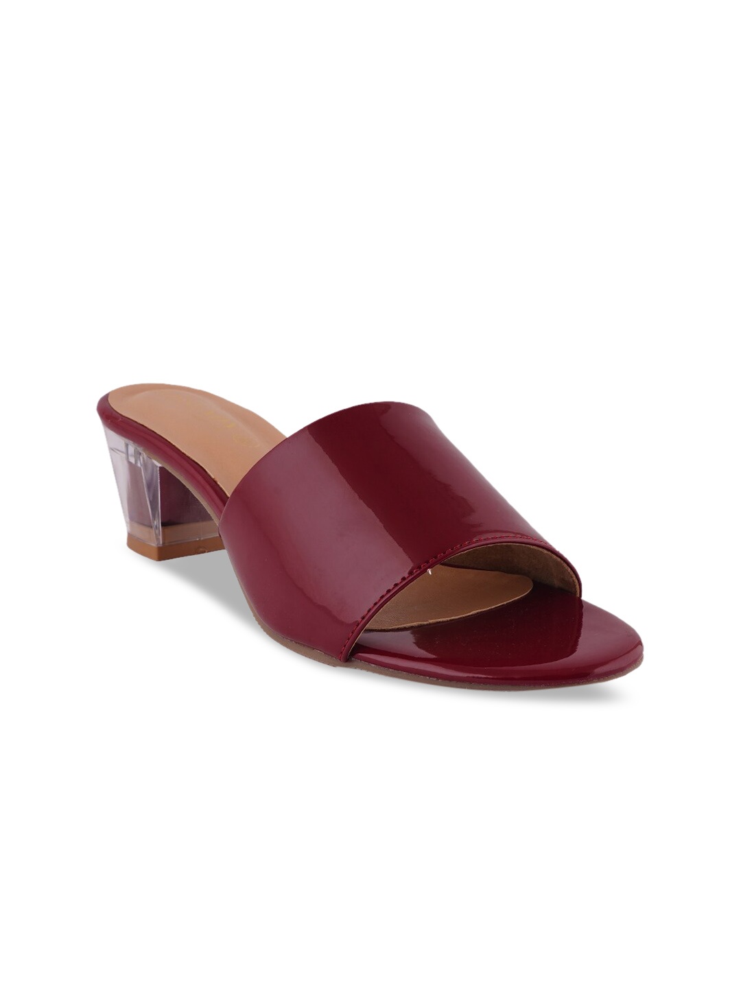 

SCENTRA Women Maroon Block Heels