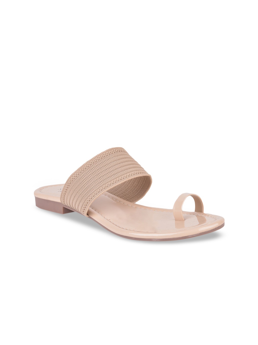 

SALARIO Women Tan One Toe Flats