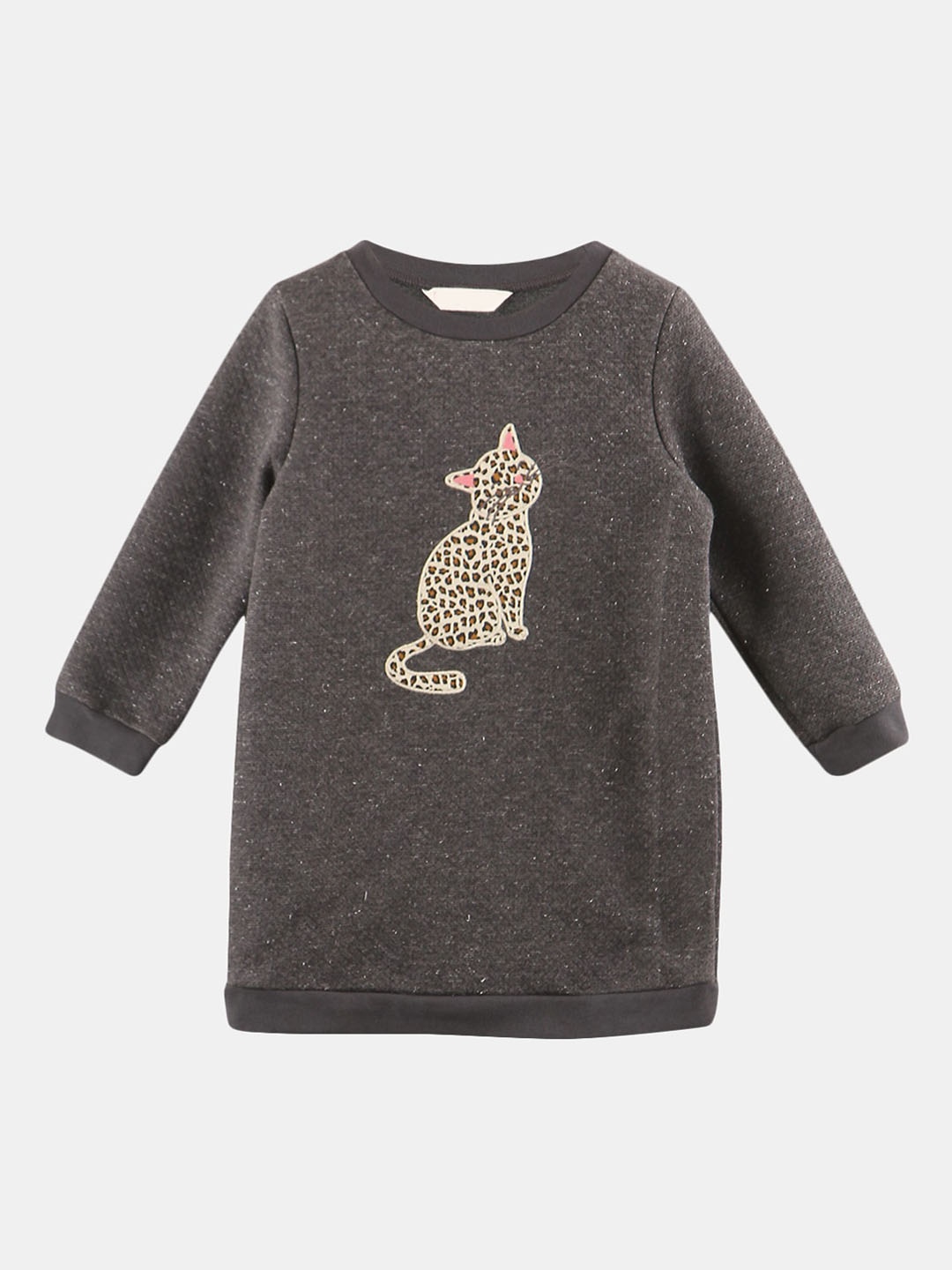 

Beebay Girls Grey Animal Applique Jumper Dress