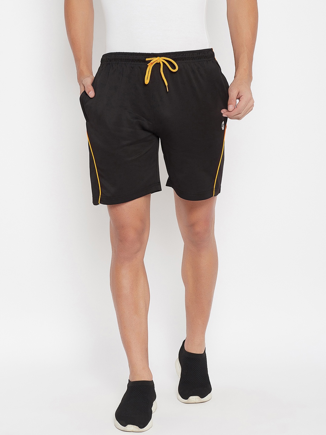 

NEVA Men Black Regular Shorts