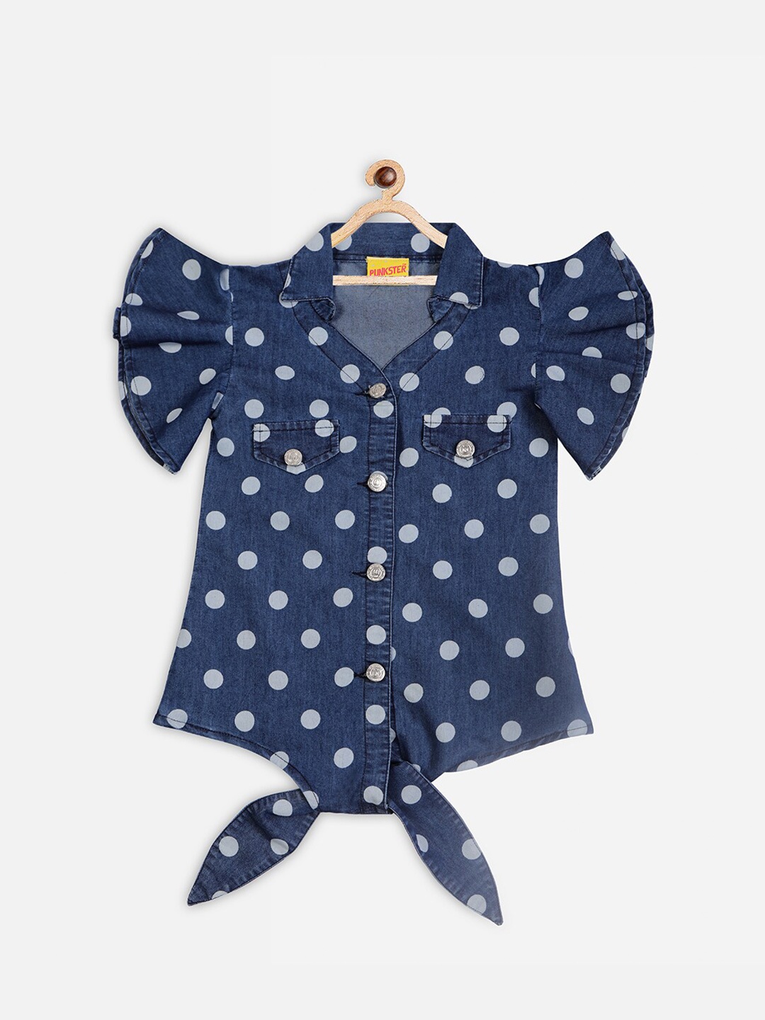 

Punkster Blue Denim Regular Top