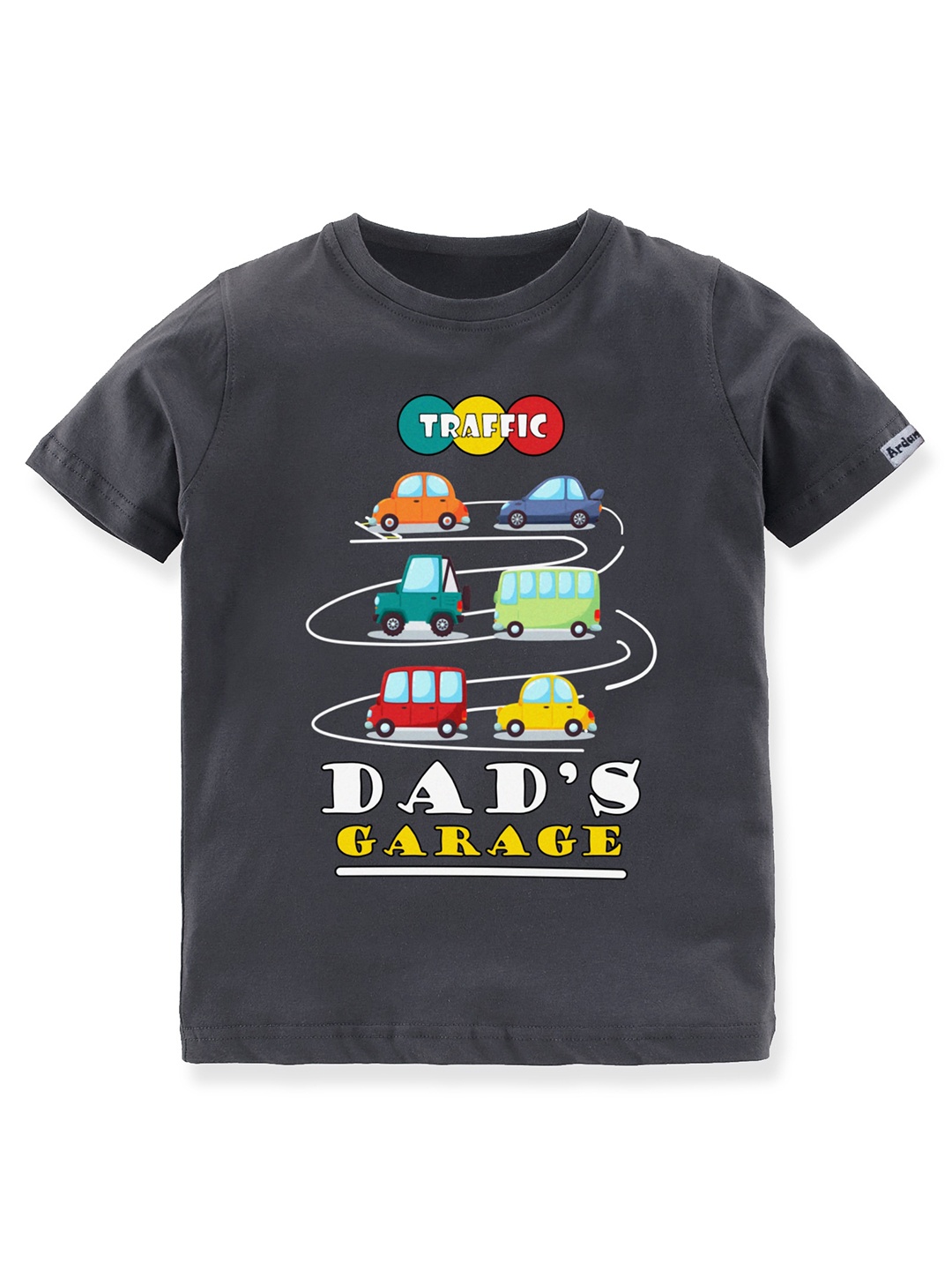 

Ardan Lucy Boys Grey Graphic Printed T-shirt