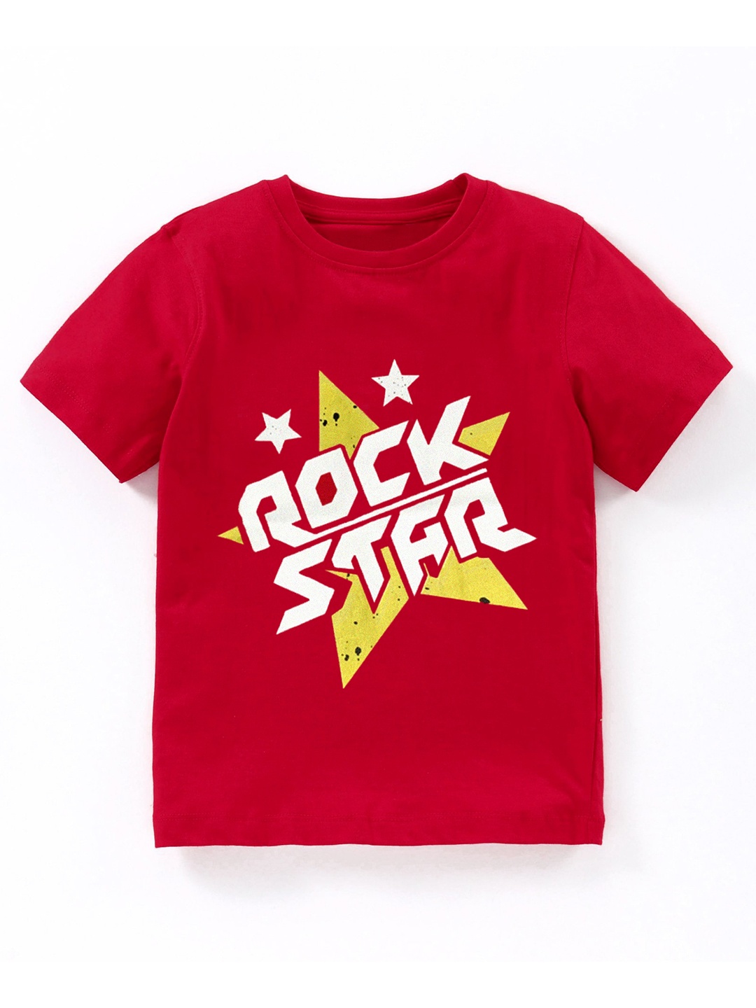 

Ardan Lucy Boys Red Typography Printed T-shirt