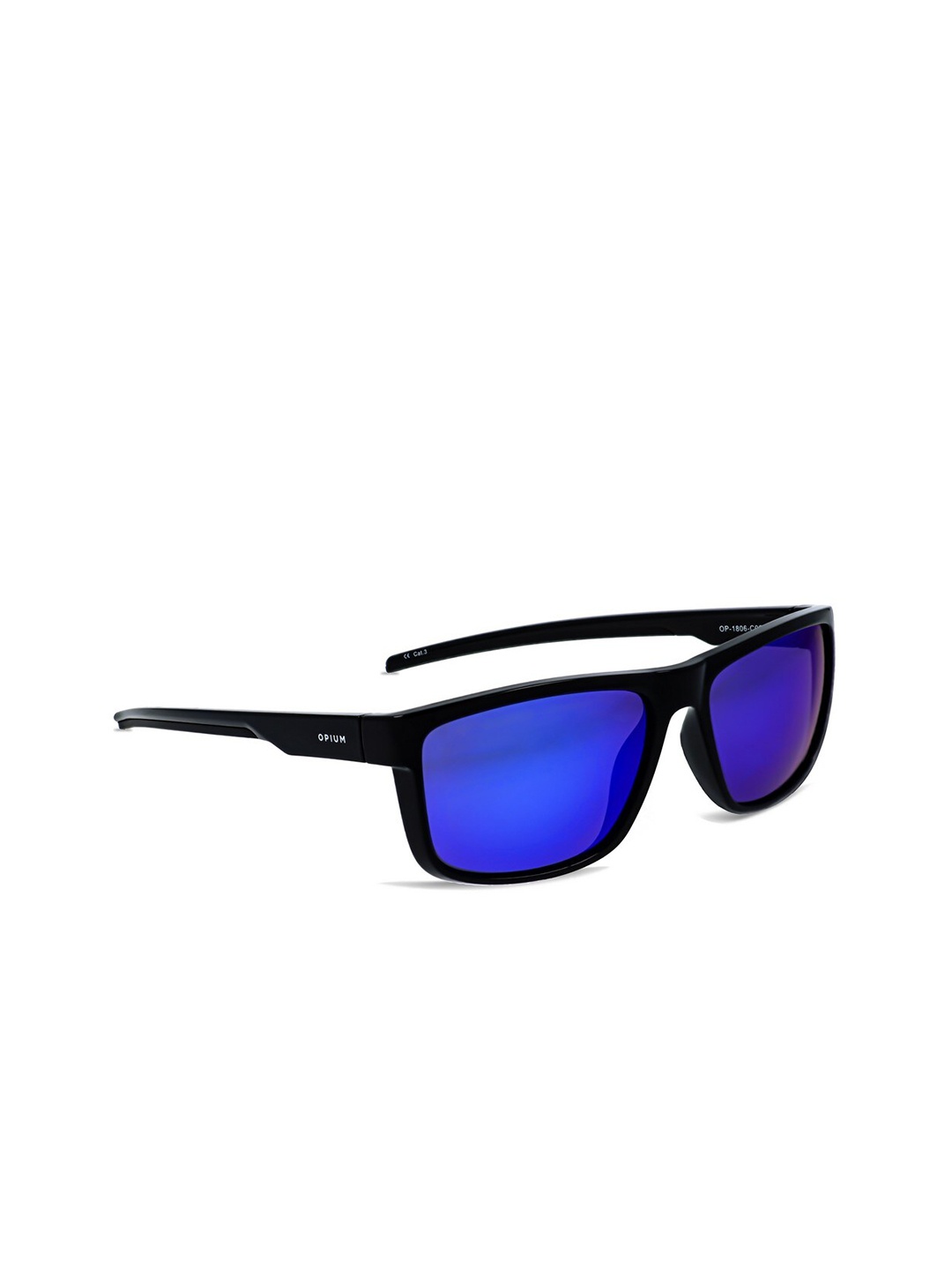 

OPIUM Men Black UV Protected Wayfarer Sunglasses OP-1806-C02-Black