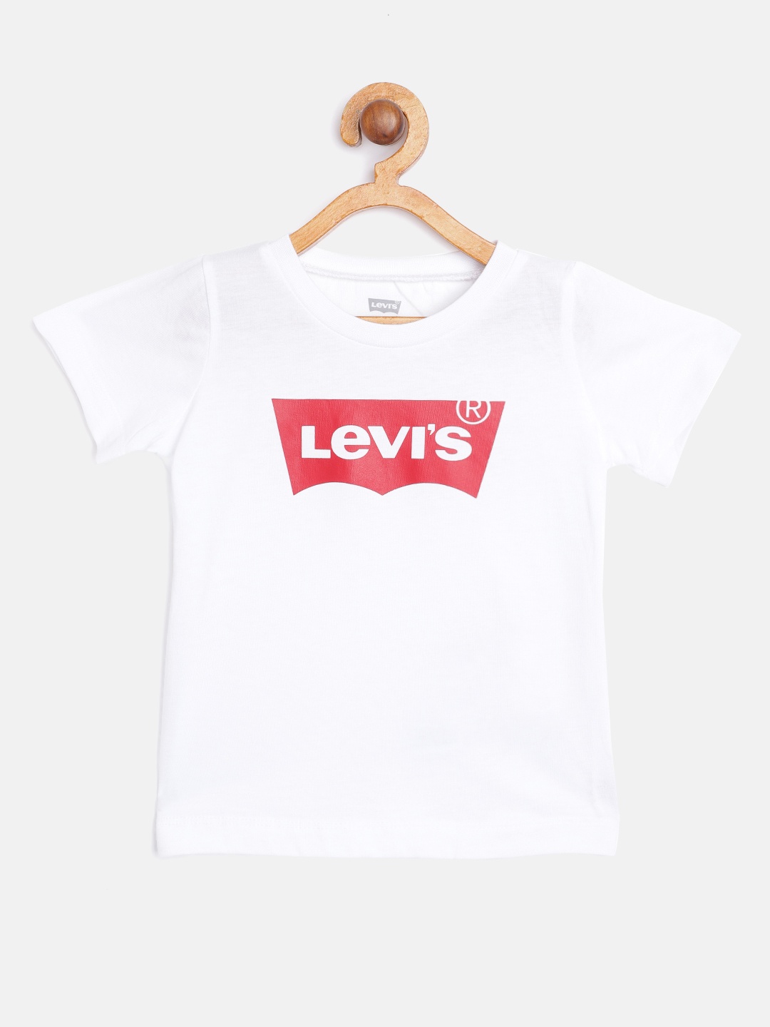 

Levis Infant Boys White & Red Brand Logo Print Cotton T-shirt