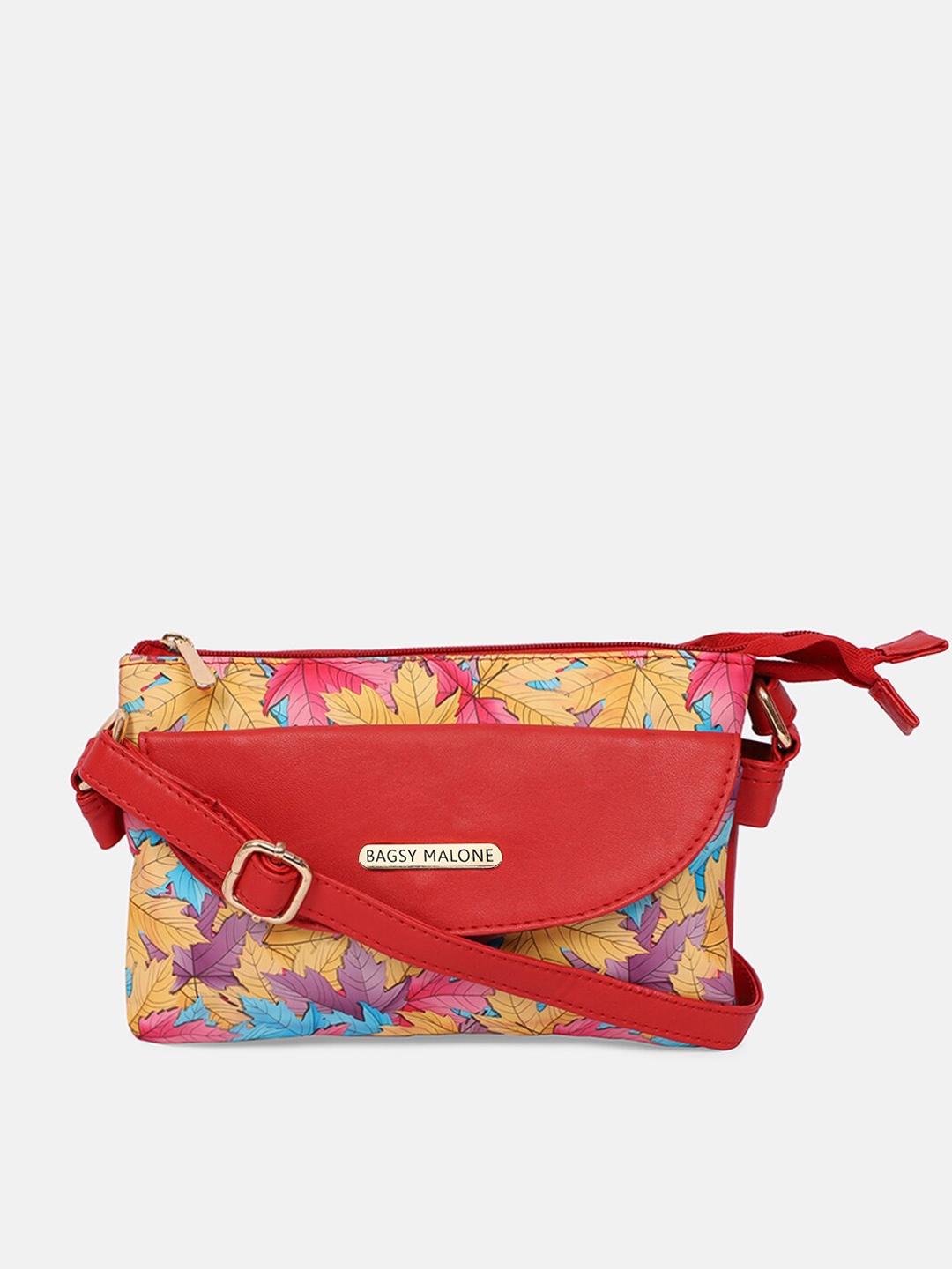 

Bagsy Malone Multicoloured Printed PU Shopper Sling Bag, Multi