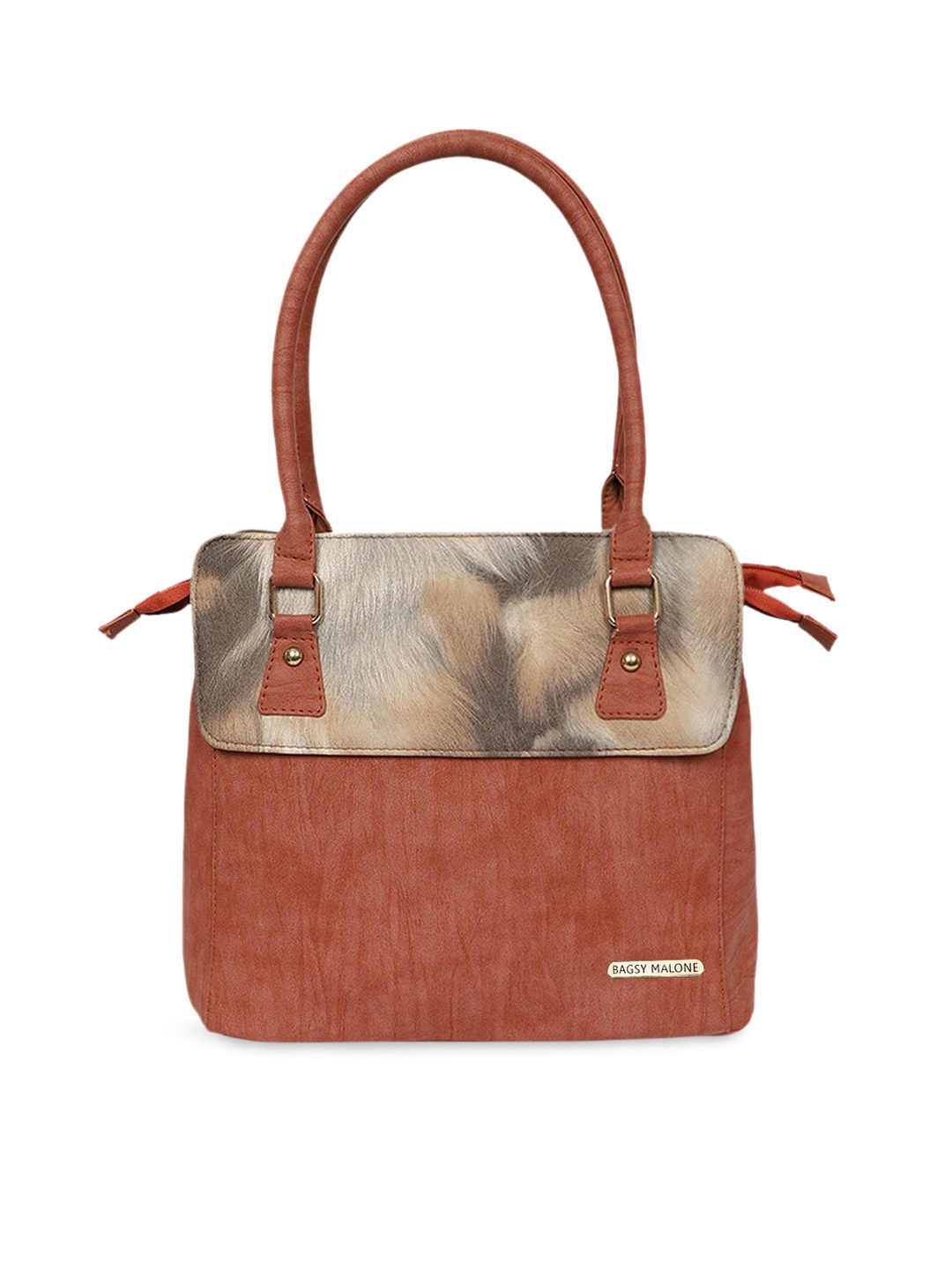 

Bagsy Malone Brown Textured Shoulder Bag