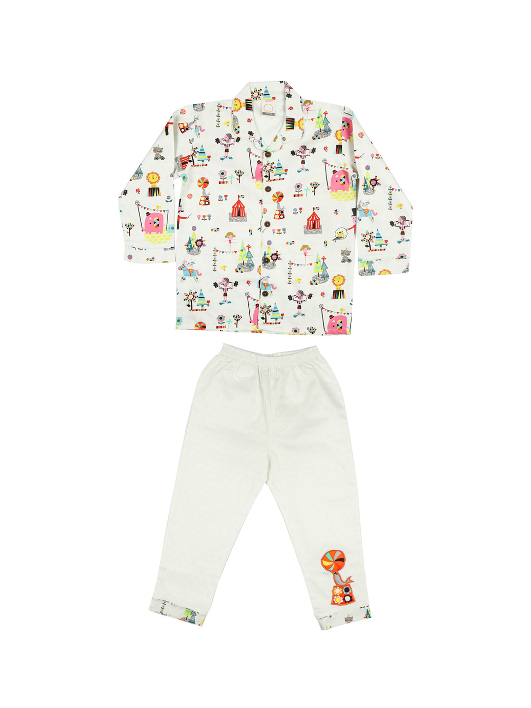 

CASA DE NEE NEE Unisex Kids Off White Animal