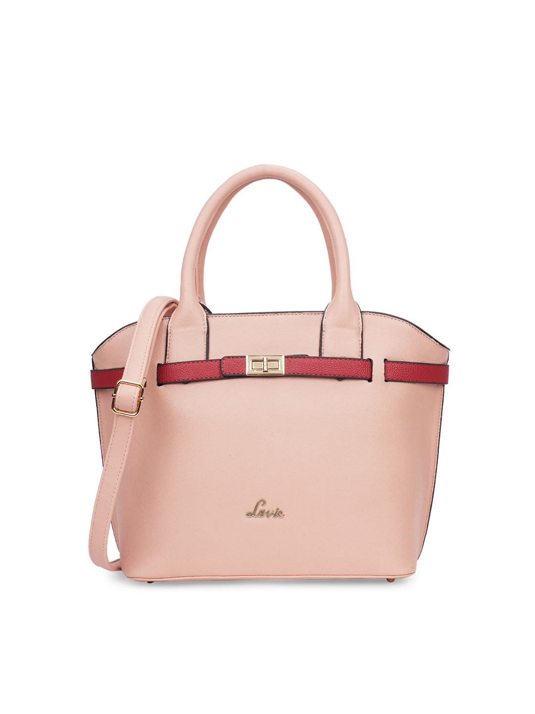 

Lavie Pink Structured Handheld Bag