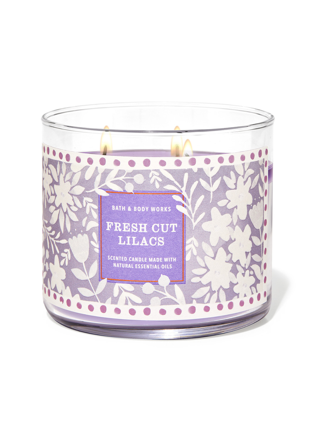 

Bath & Body Works Fresh Cut Lilacs 3-Wick Scented Candle 411 g, Lavender