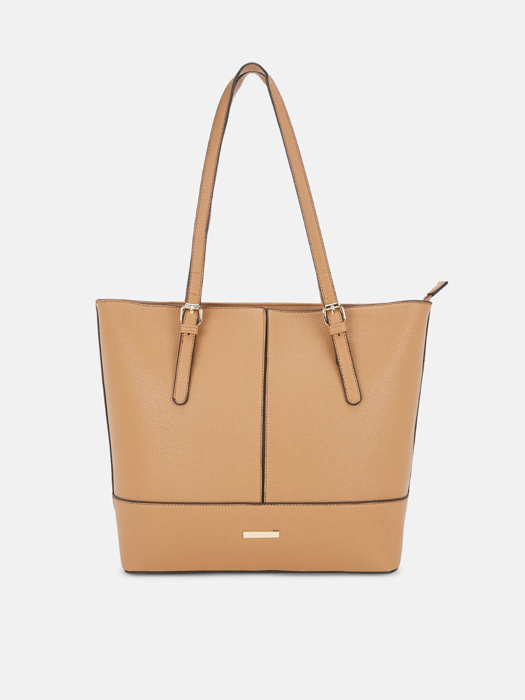 

Forever Glam by Pantaloons Brown Structured Shoulder Bag