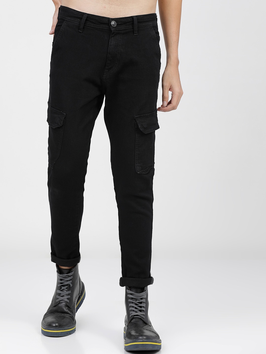 

HIGHLANDER Men Black Slim Fit Jeans