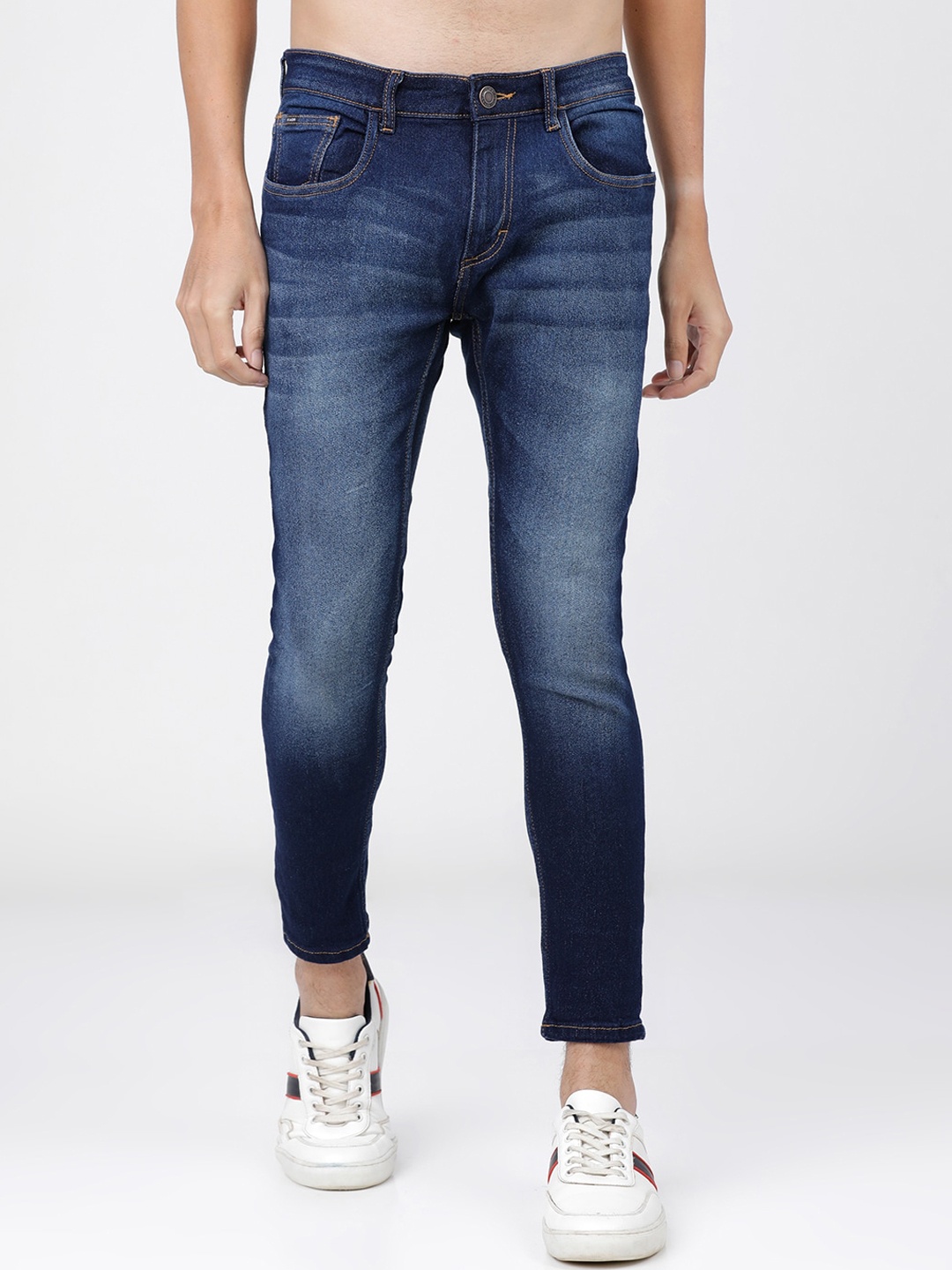 

HIGHLANDER Men Blue Tapered Fit Heavy Fade Jeans