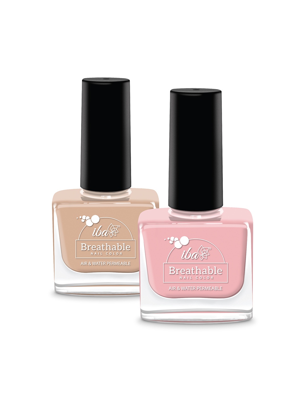 

Iba Set of 2 Breathable Nail Polish - Everyday Nude