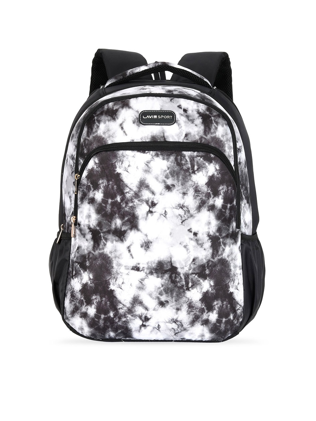 

LAVIE SPORT Unisex Black & White Camouflage Printed Laptop Backpack
