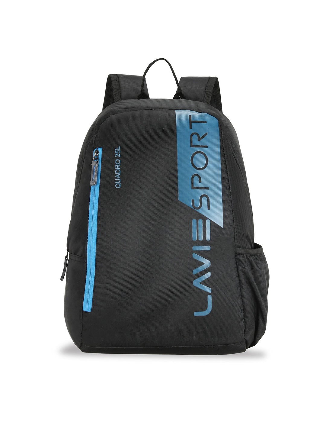 

LAVIE SPORT Unisex Black & Blue Brand Logo Backpack