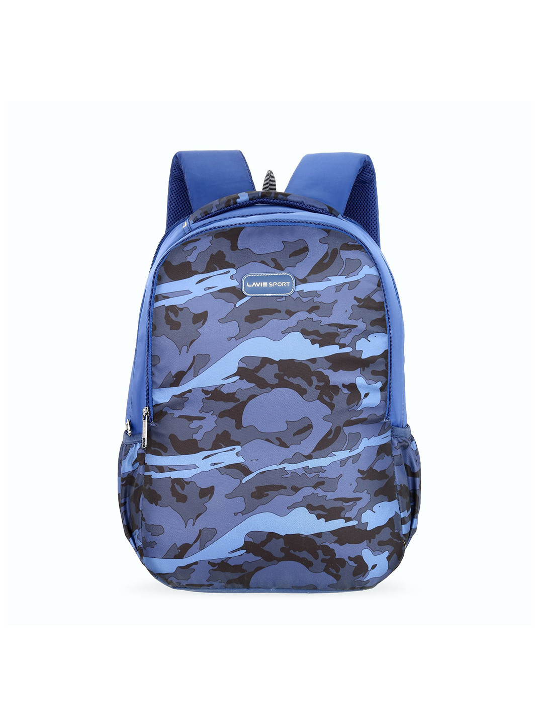 

LAVIE SPORT Unisex Navy Blue & Black Camouflage Backpack