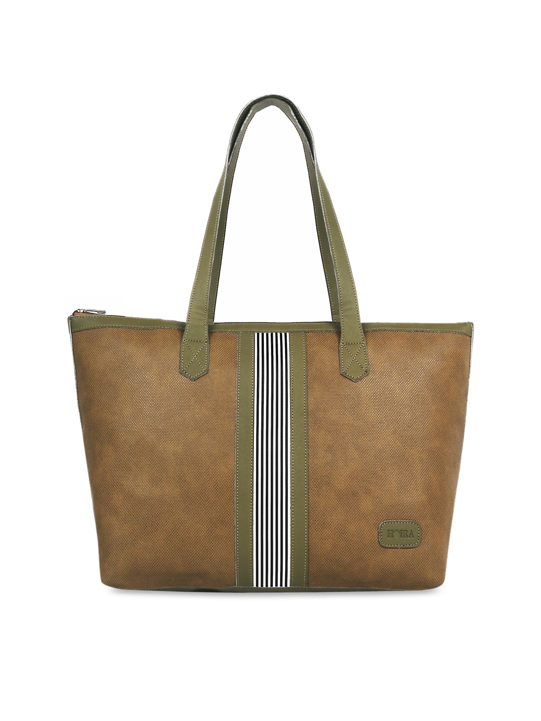 

HORRA Green PU Structured Handheld Bag
