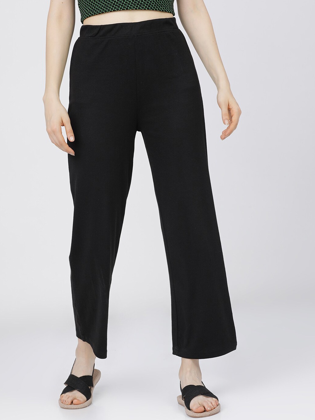 

Tokyo Talkies Women Black Trousers