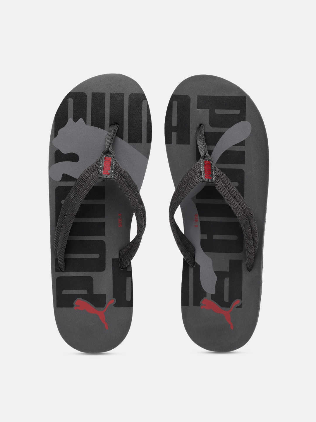 

Puma Men Grey Printed Epic Toss V3 IDP Thong Flip-Flops