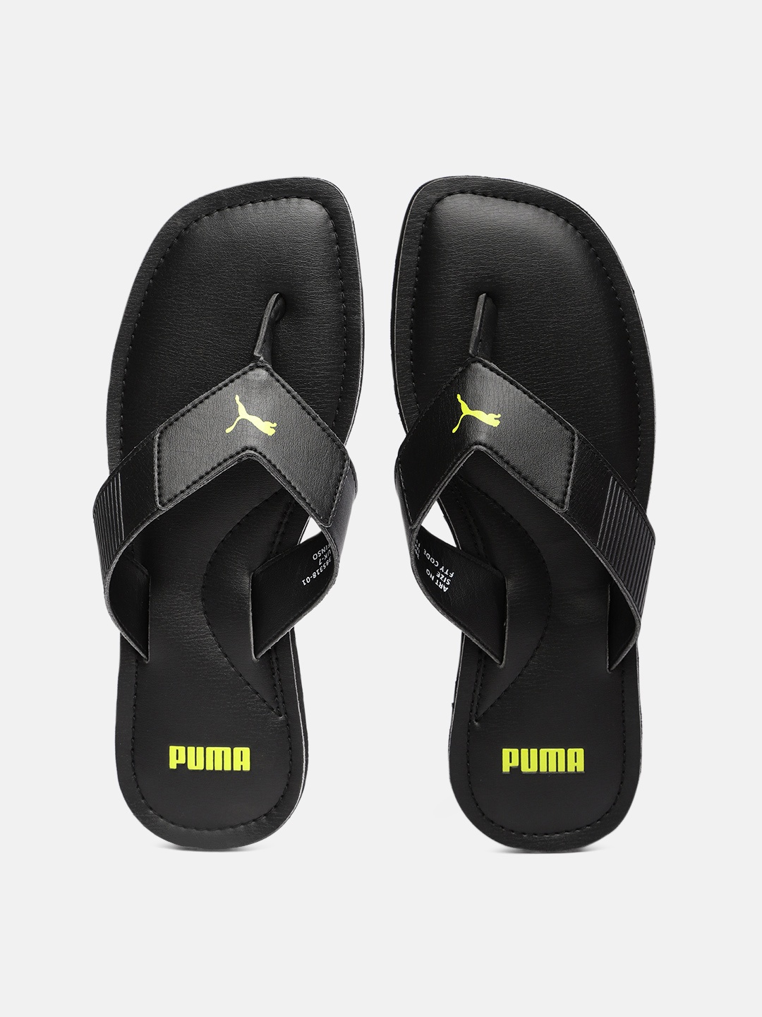 

Puma Men Black Solid Caper V3 Thong Flip-Flops