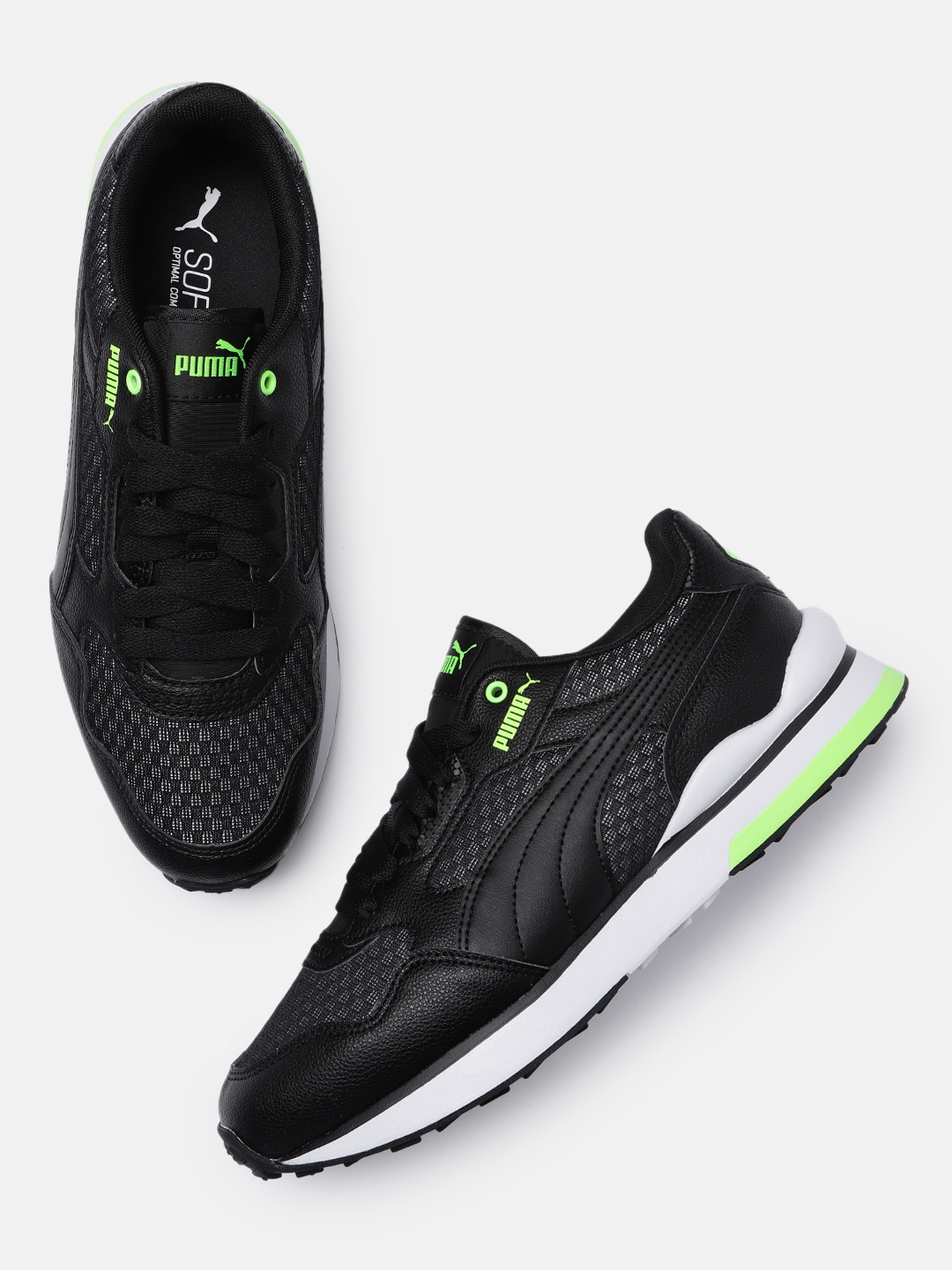 

Puma Unisex Black R78 FUTR Cyber Sneakers