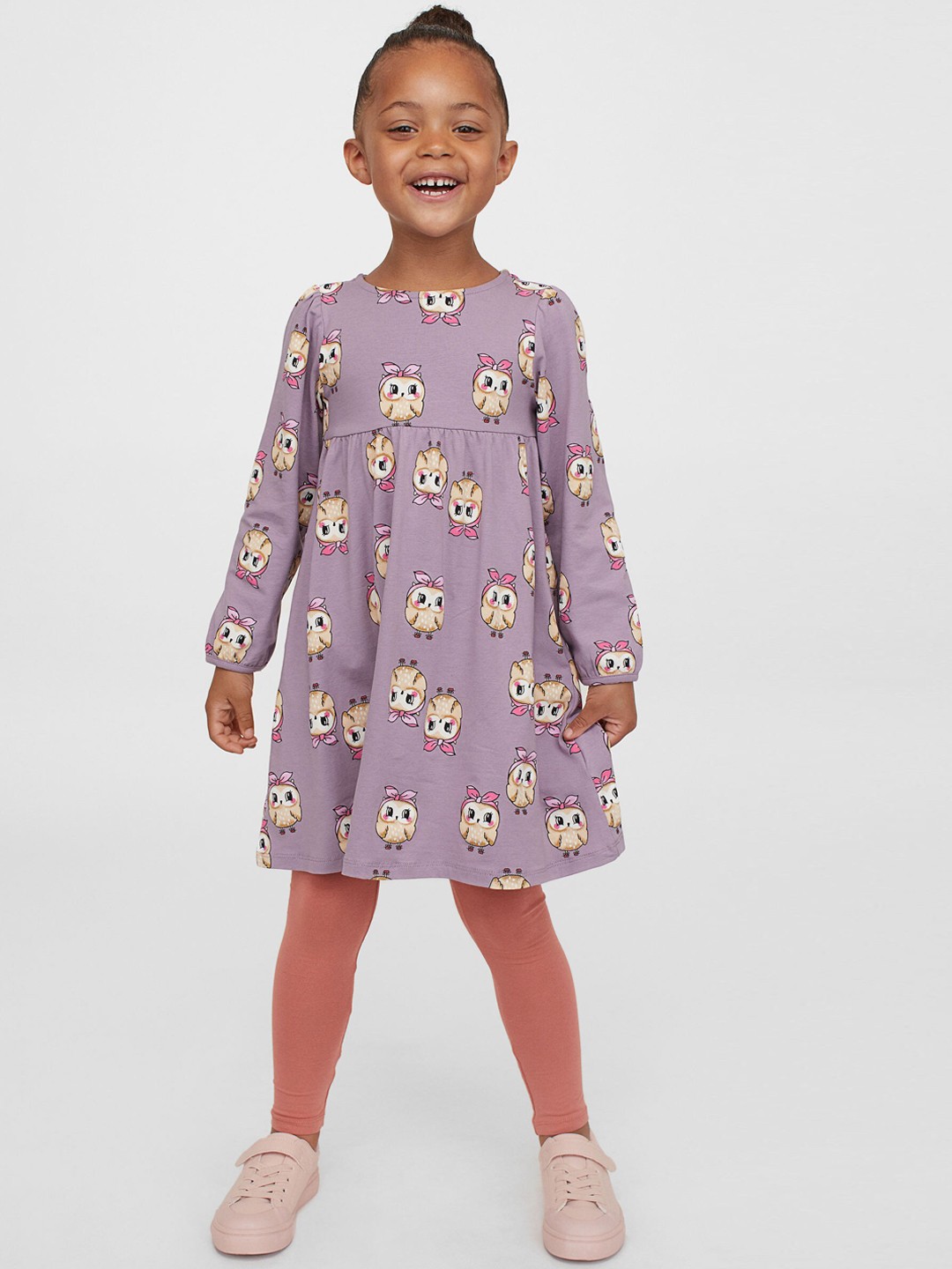 

H&M Girls Punple 2-Piece Cotton Set, Purple