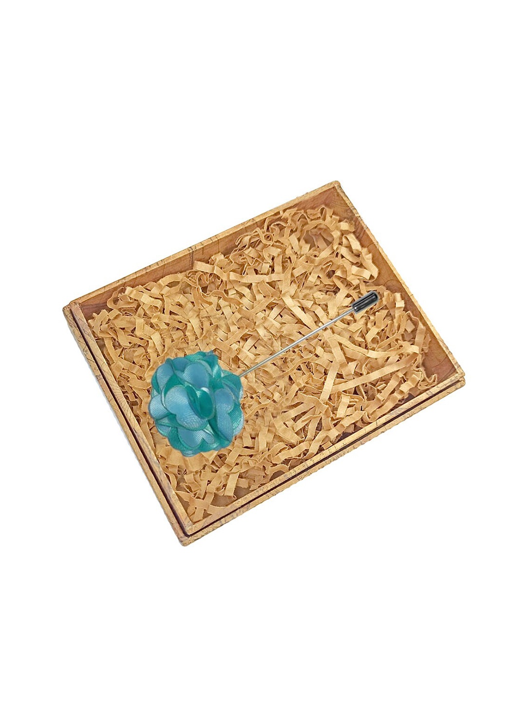 

Blacksmith Blue Floral Solid Lapel Pin
