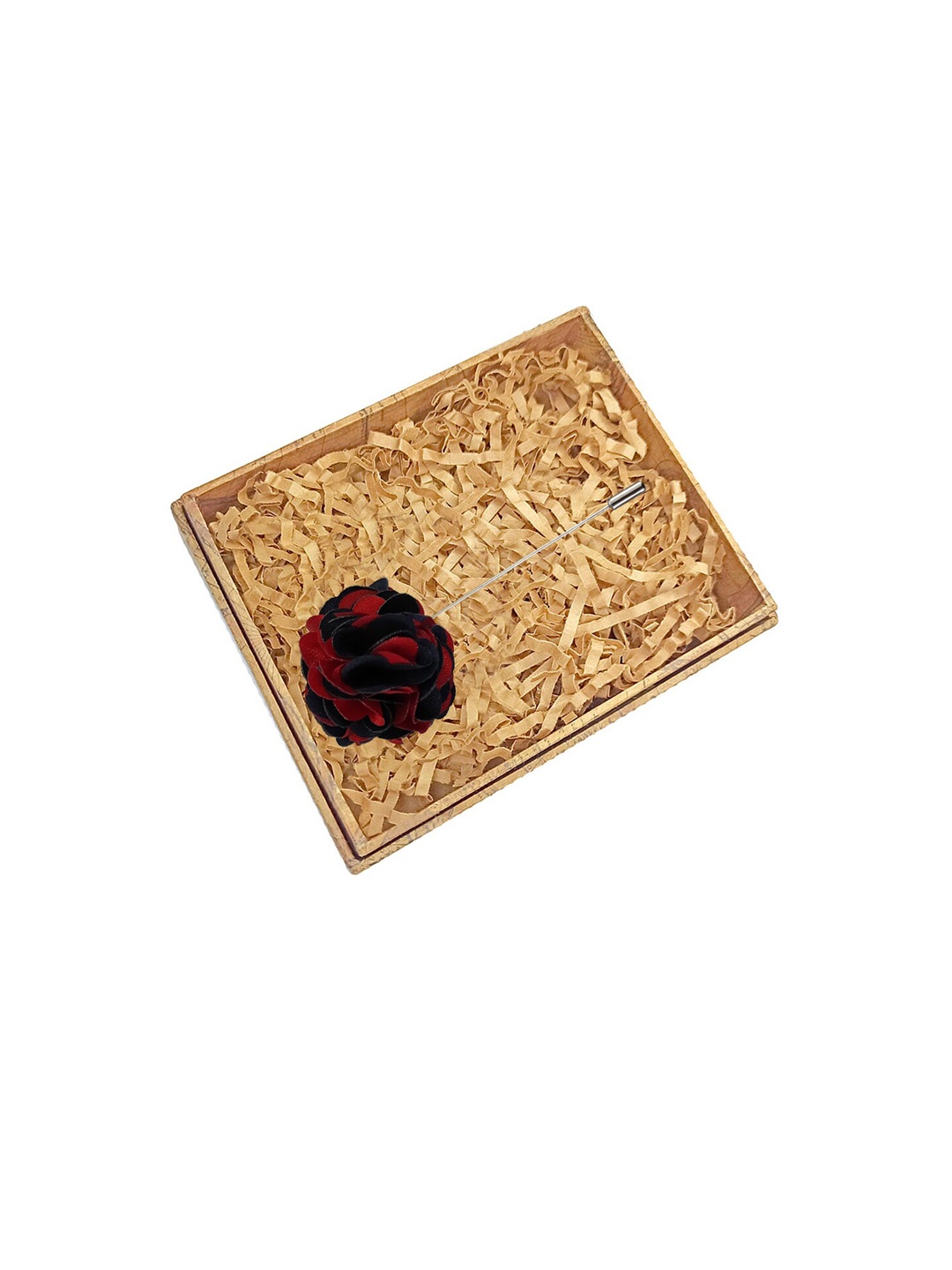 

Blacksmith Men & Navy Blue Red Floral Solid Lapel Pin