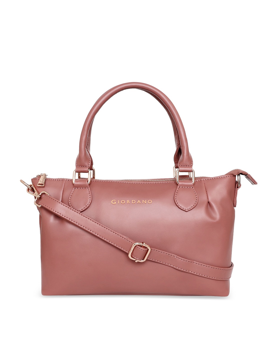 

GIORDANO Pink PU Structured Handheld Bag with Tasselled
