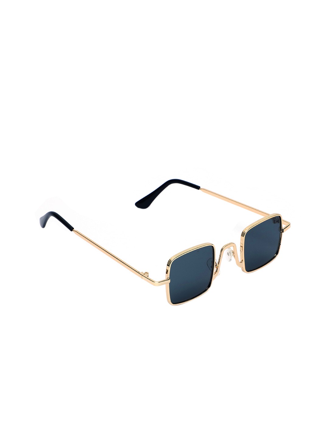 

Floyd Unisex Blue Lens & Gold-Toned Square Sunglasses with UV Protected Lens