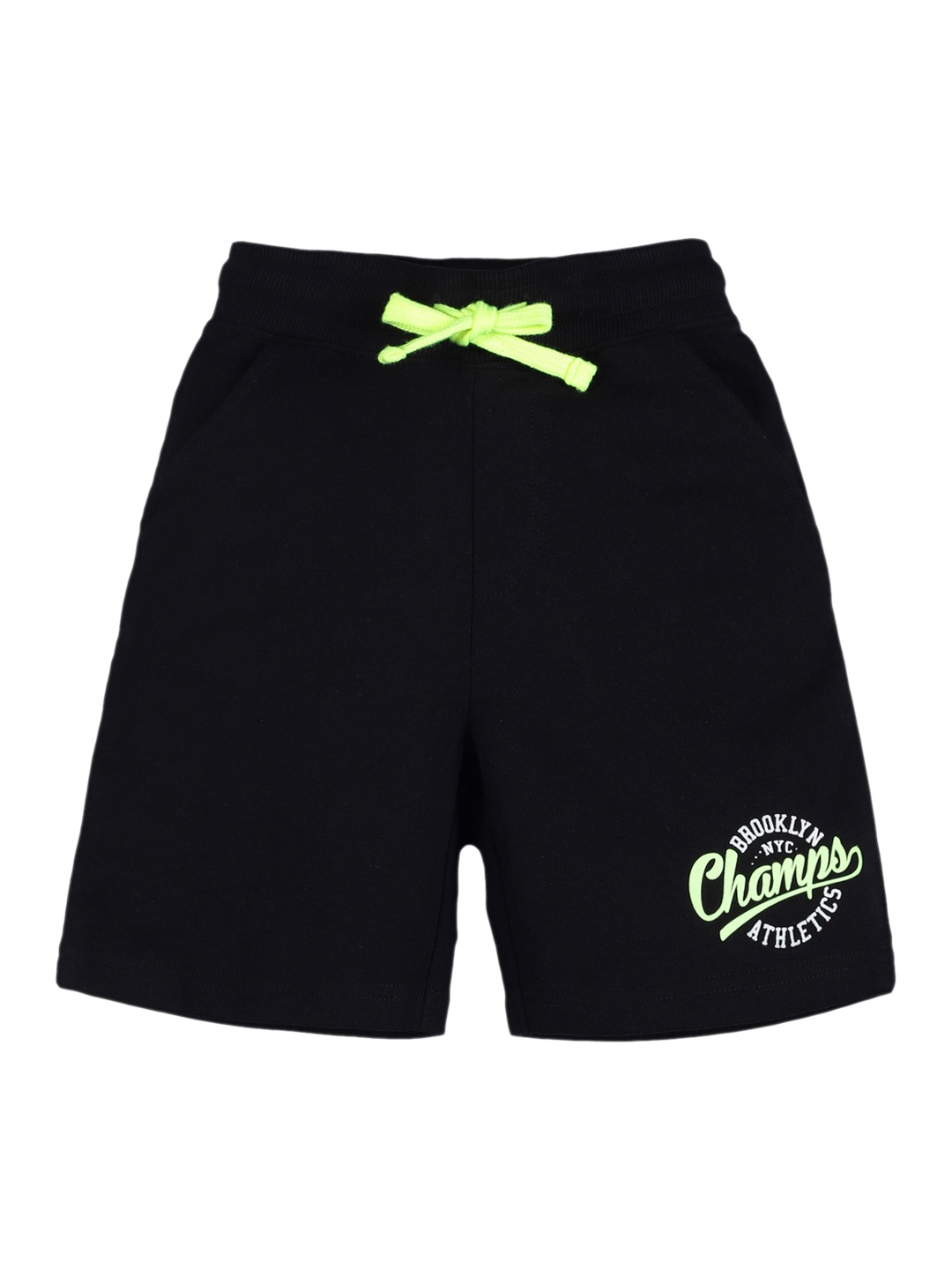 

PLUM TREE Boys Black Regular Shorts