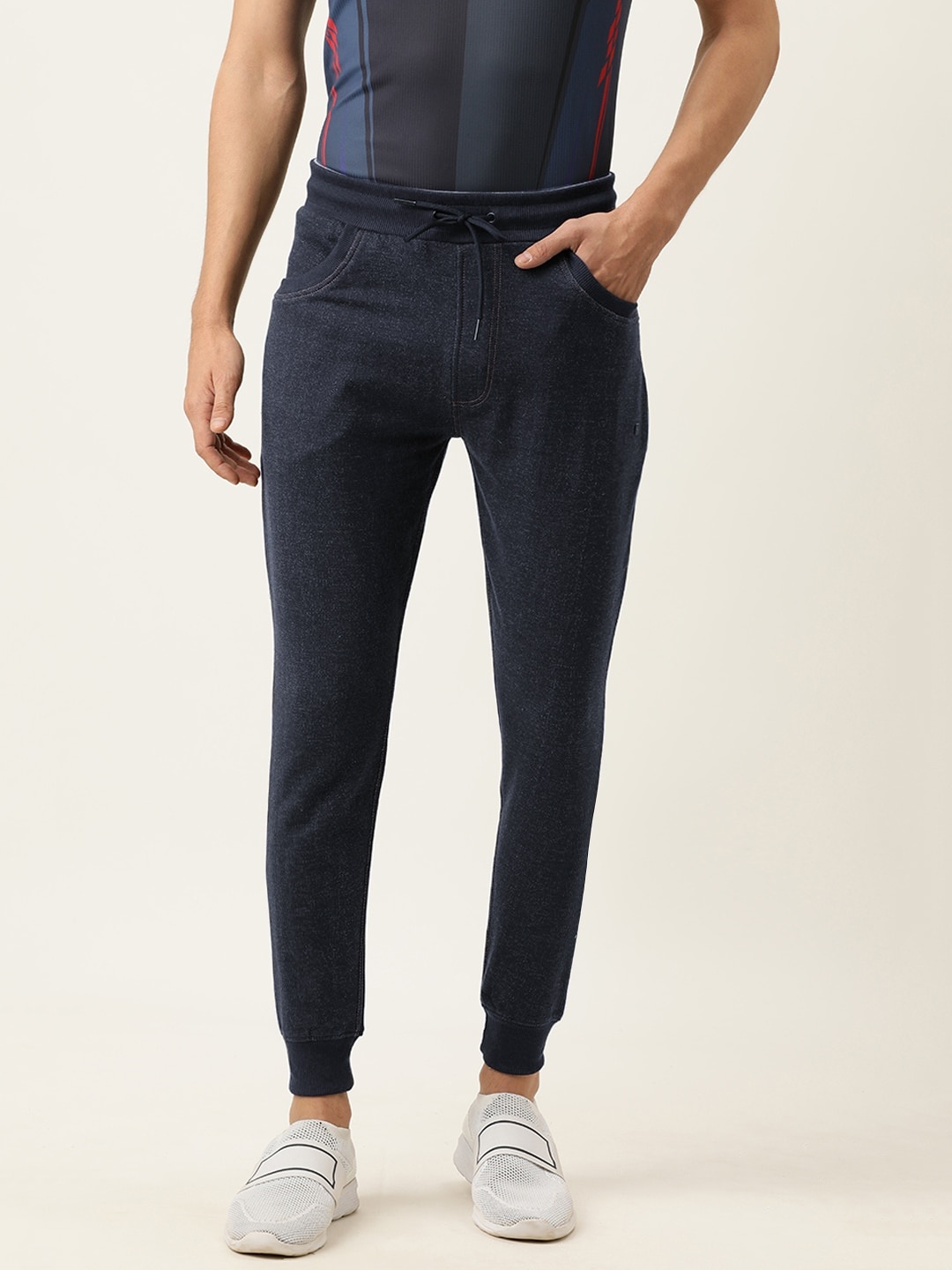 

Proline Active Men Navy Blue SOlid Slim Fit Joggers