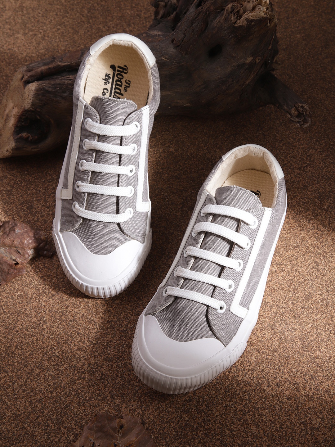 

Roadster Women Grey Solid Sneakers