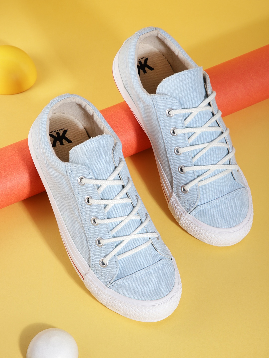 

Kook N Keech Women Blue Solid Sneakers