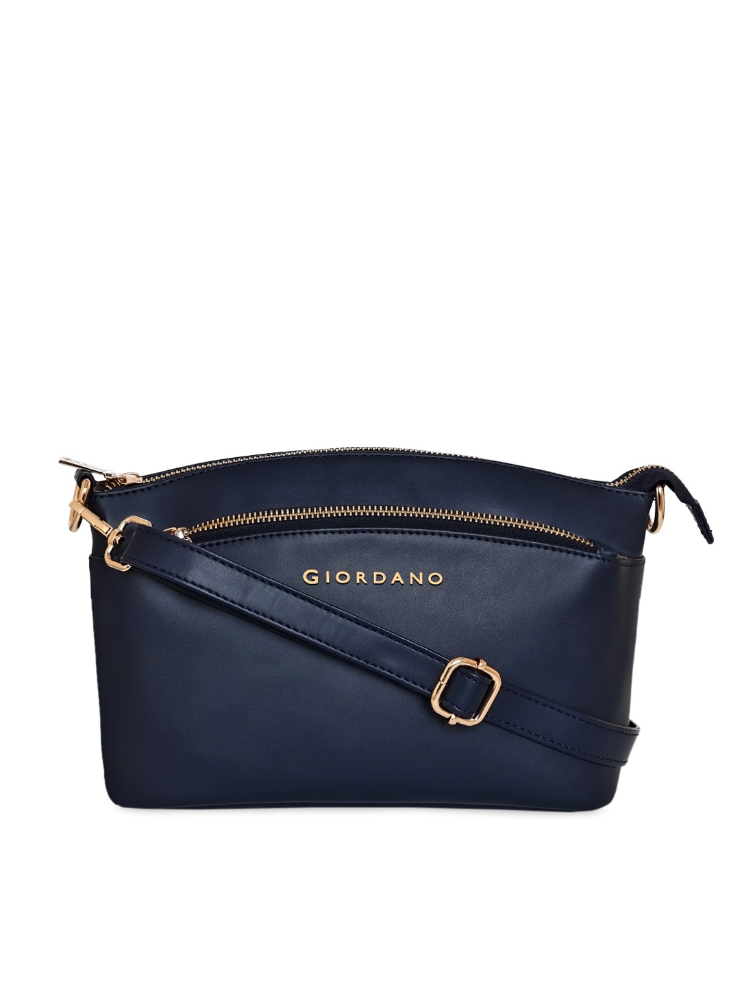 

GIORDANO Women Blue PU Structured Sling Bag