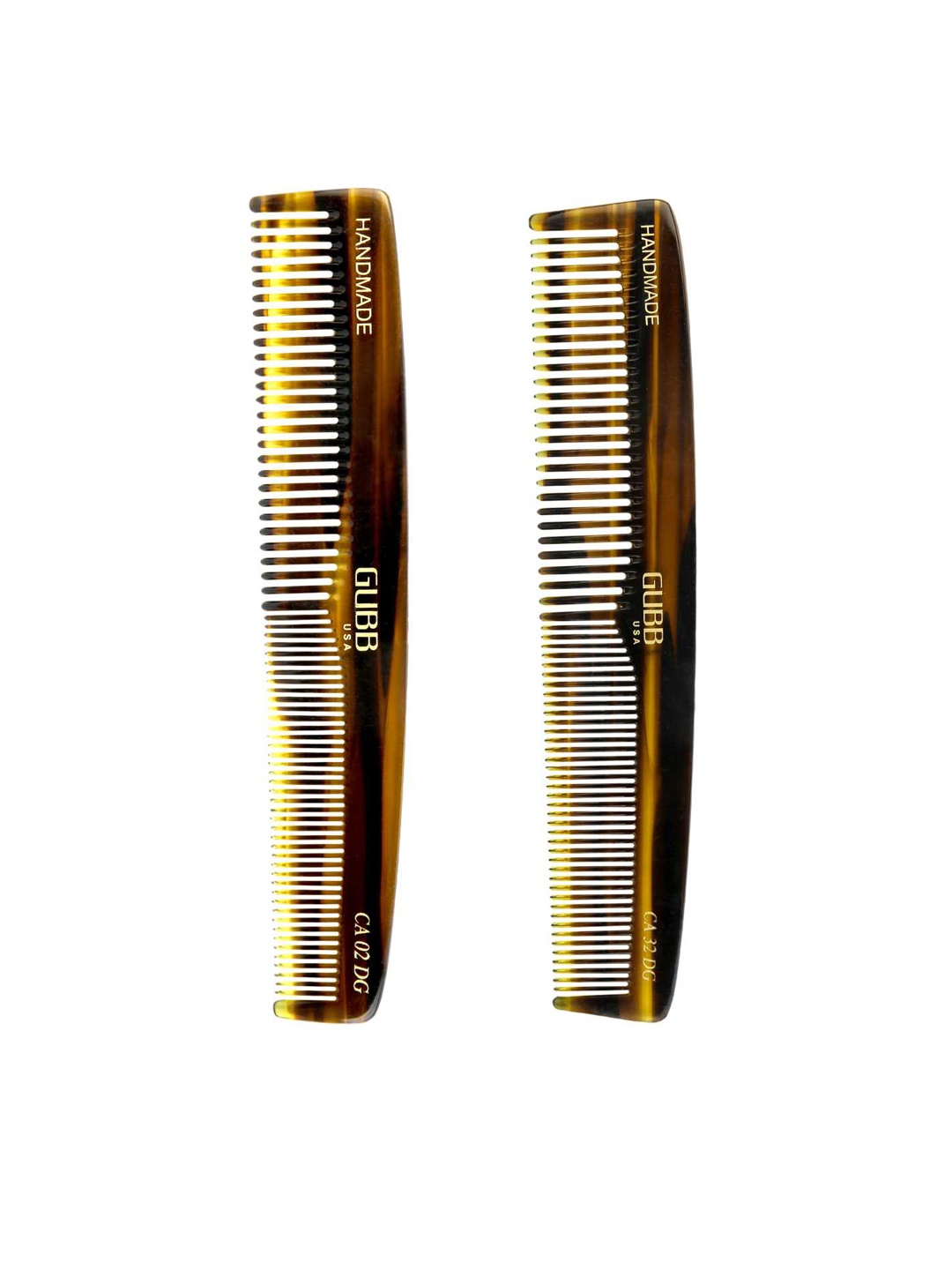 

GUBB Unisex Brown Pack of 2 Handcrafted Dressing Soft Bristle Hair Comb