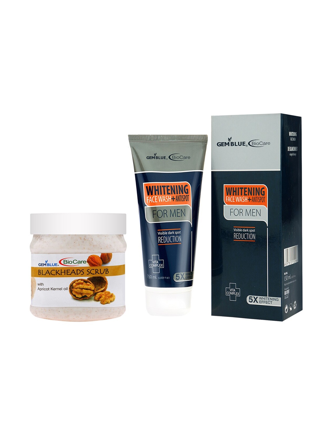 

GEMBLUE BioCare Blackhead Scrub and Whitening Face Wash 650ml, Multi