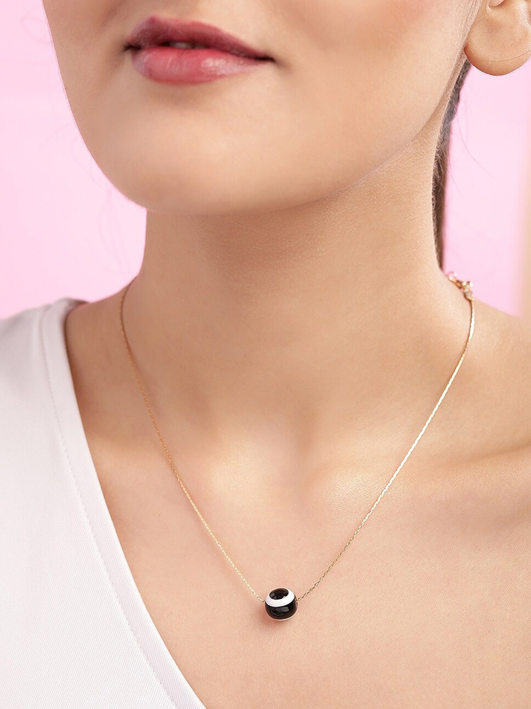 

TOKYO TALKIES X rubans FASHION ACCESSORIES Gold-Toned & White Gold-Plated Handcrafted Chain