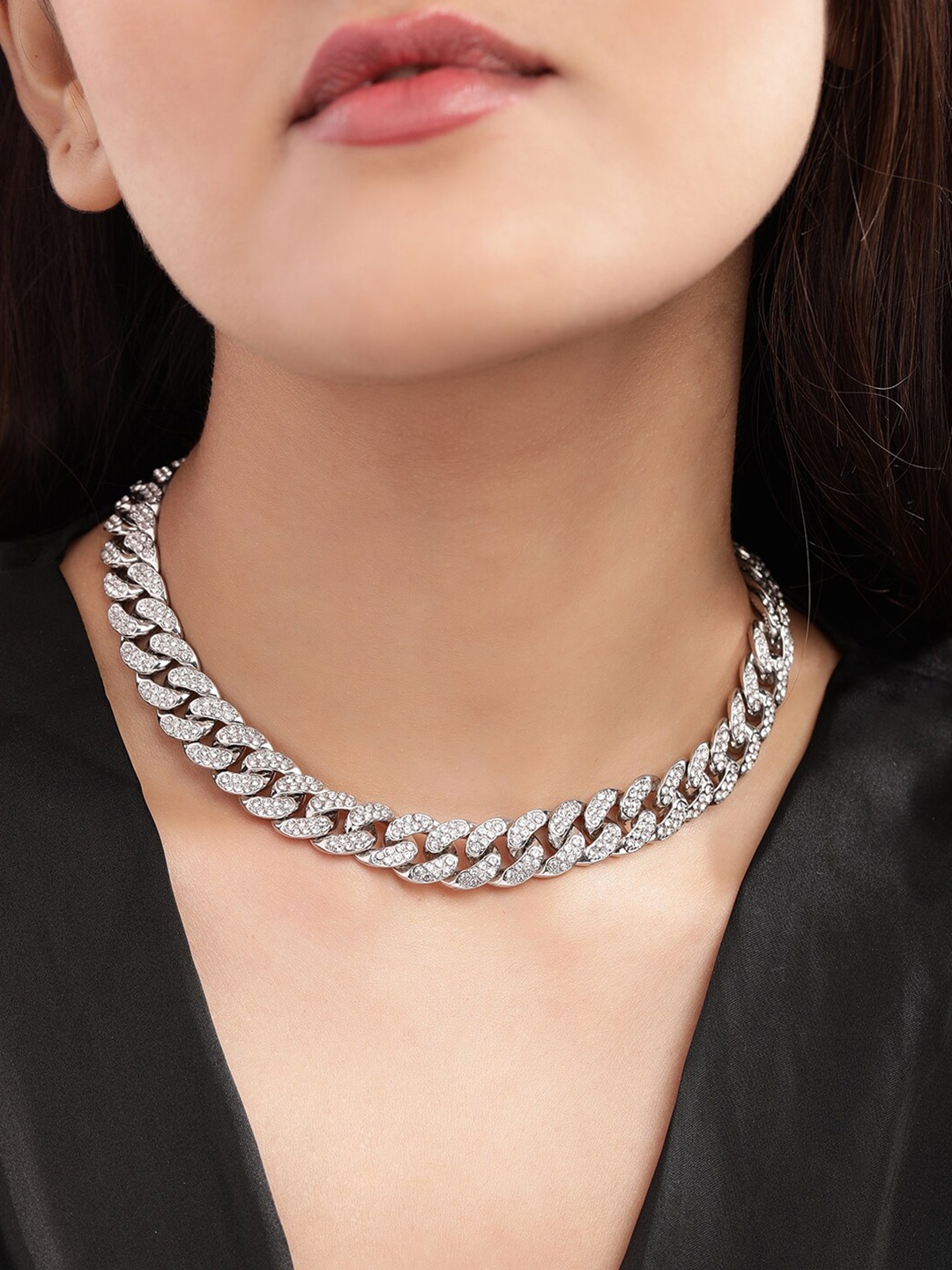 

TOKYO TALKIES X rubans FASHION ACCESSORIES Silver-Plated Handcrafted Necklace