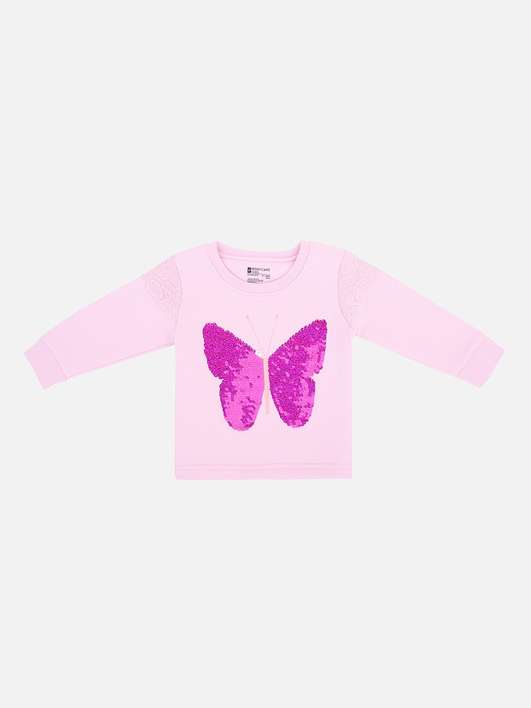 

Bodycare Kids Boys Pink Embellished Sweatshirt