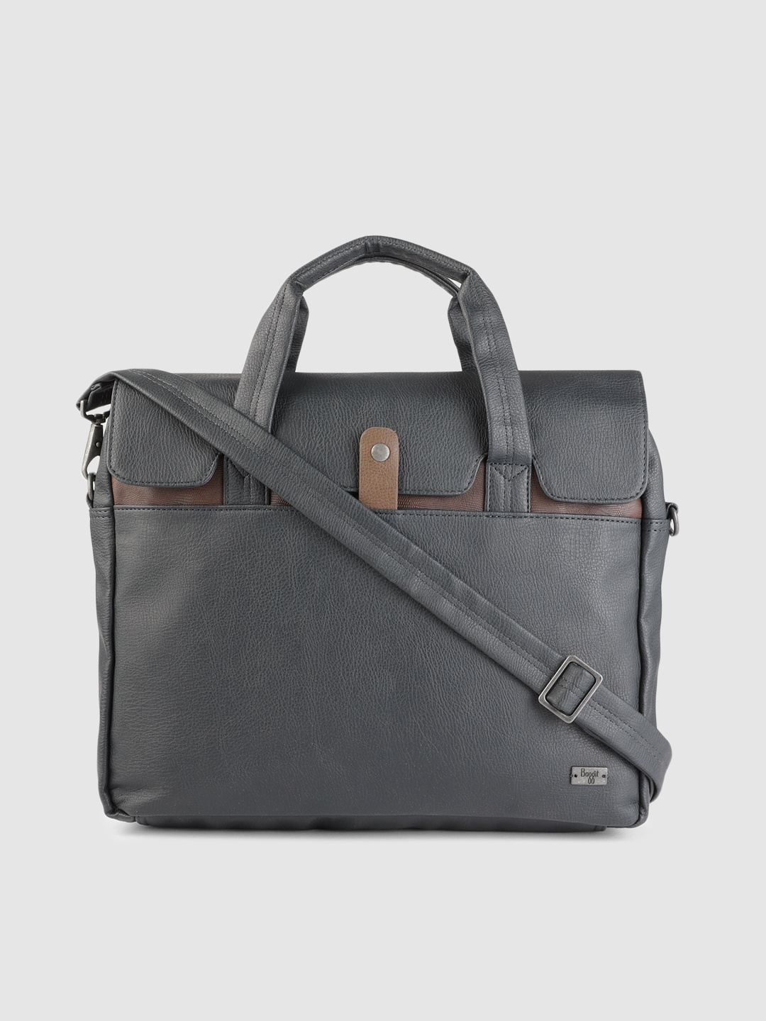 

Baggit Blue Structured Laptop Handheld Bag