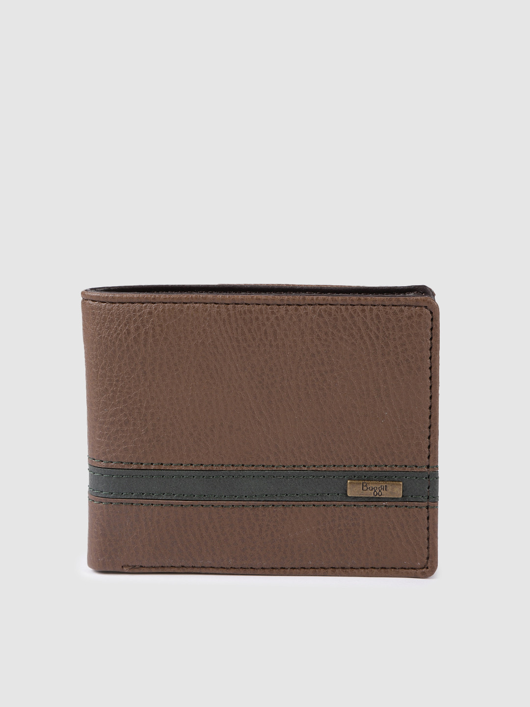

Baggit Men Brown Two Fold Wallet