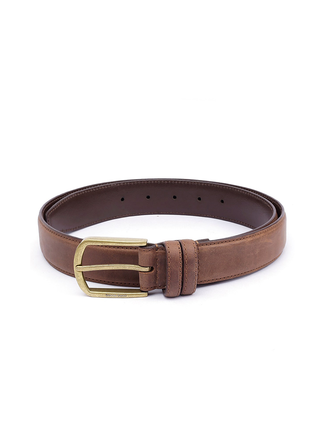 

bacca bucci Men Brown Leather Formal Belt