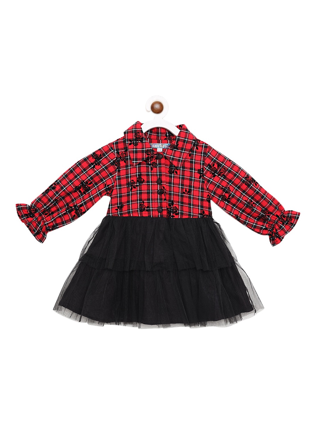 

Nauti Nati Black Checked Dress