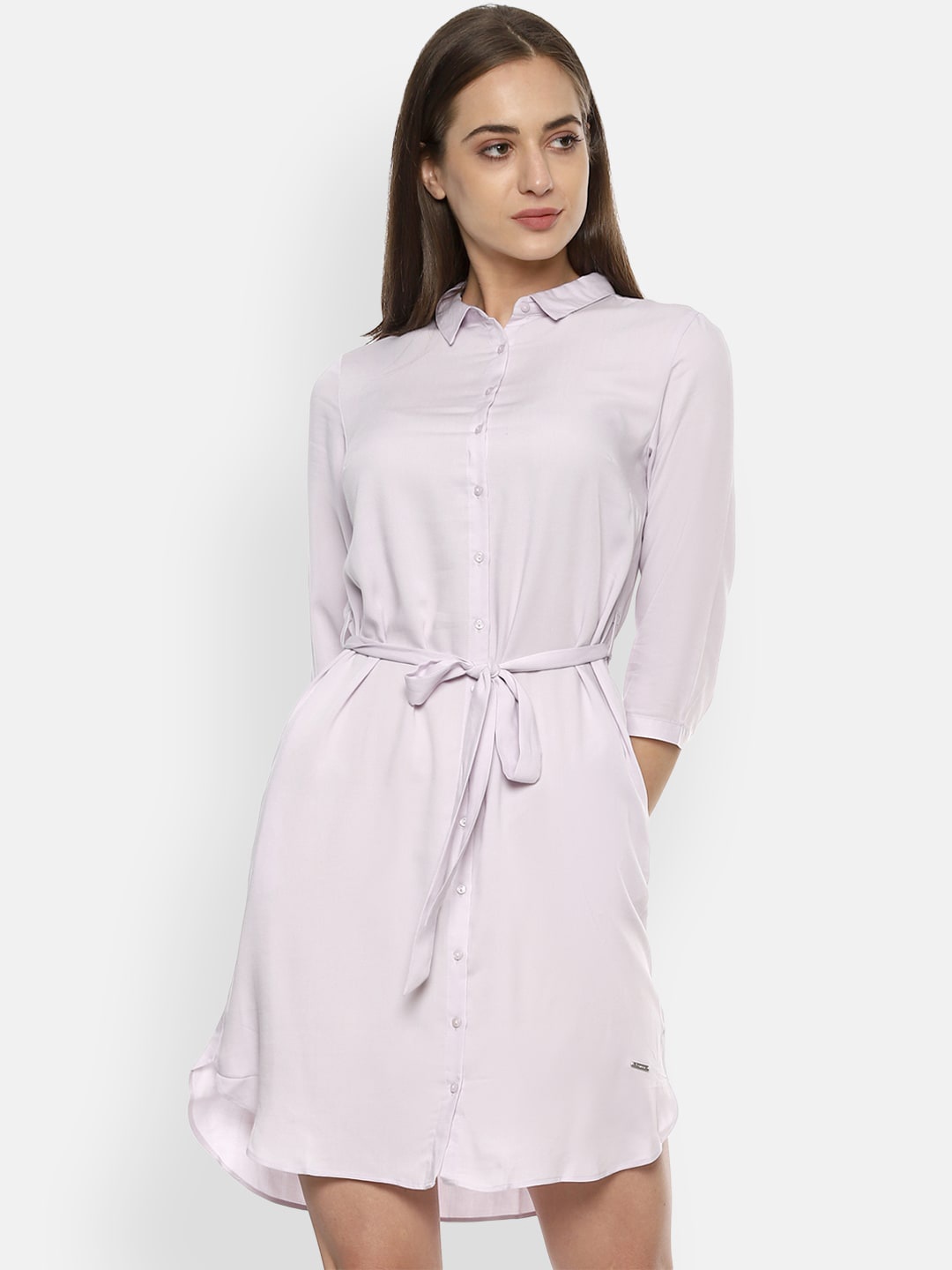 

Van Heusen Woman Purple Shirt Dress