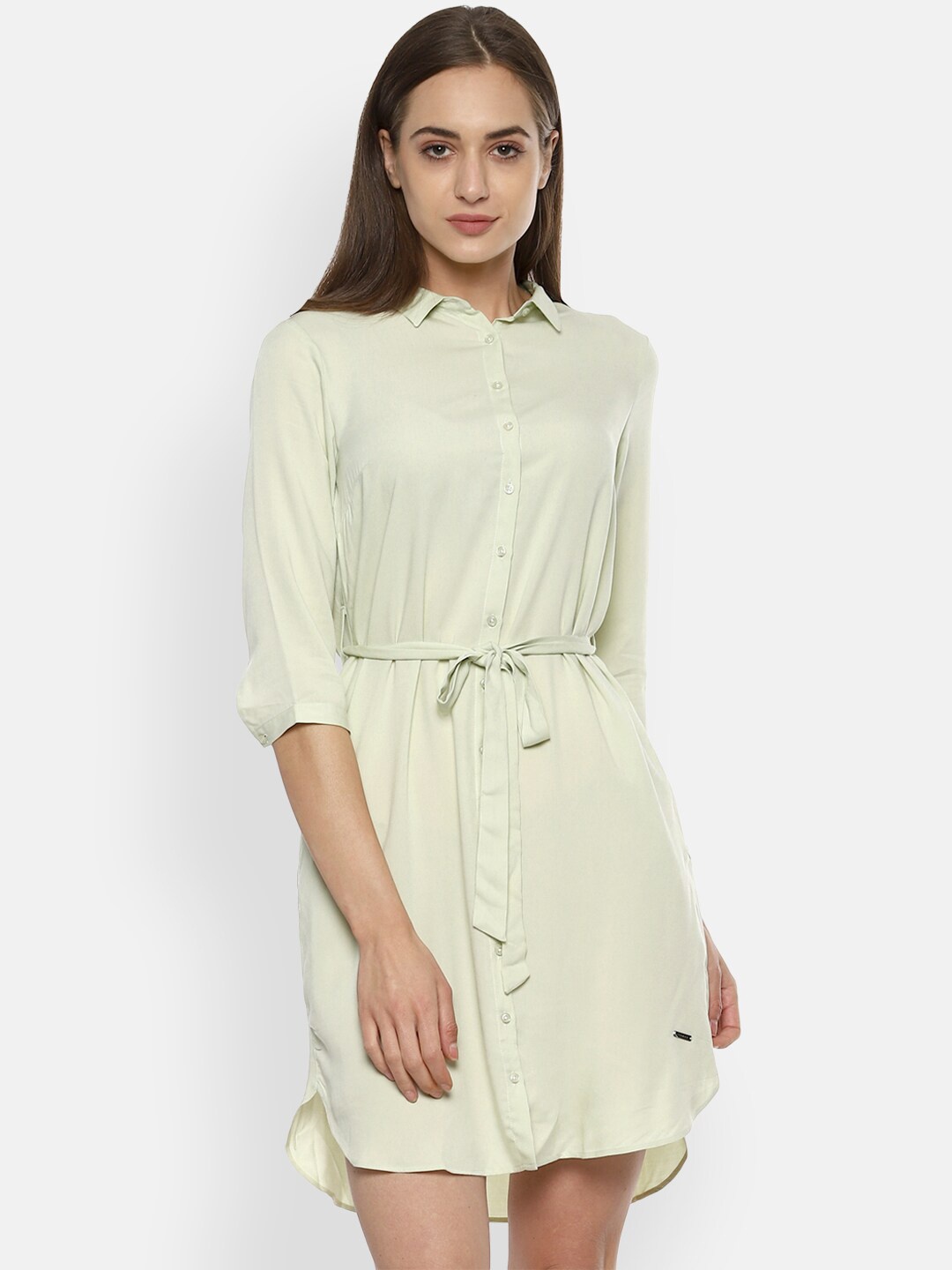 

Van Heusen Woman Green Shirt Dress