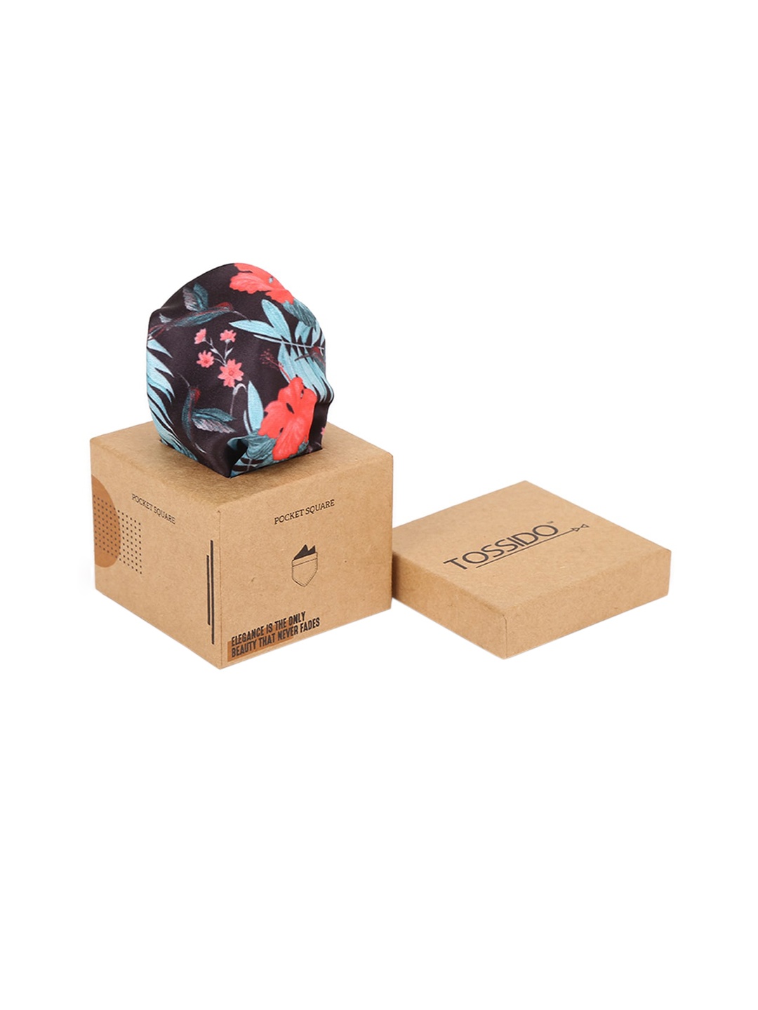 

Tossido Black Printed Pocket Squares